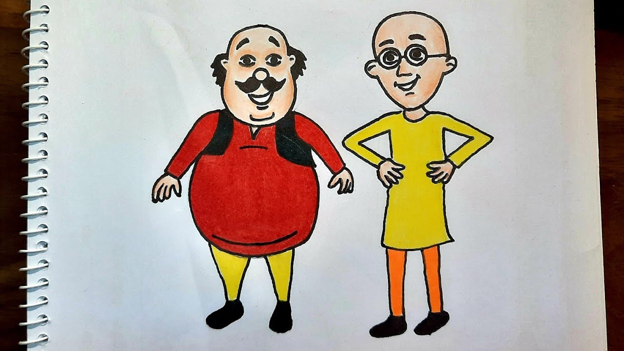 How to Draw Motu Patlu characters APK voor Android Download-saigonsouth.com.vn