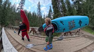 A Day In The Life Of Two Kayakers In Big Sky