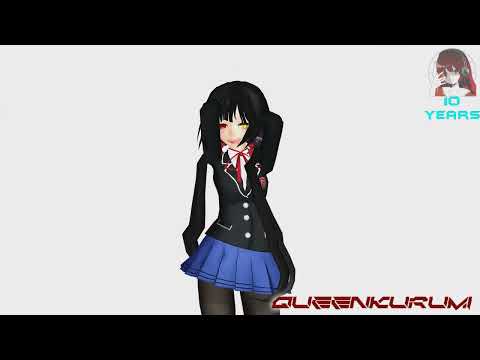 mmd x date a live hip sway kurumi