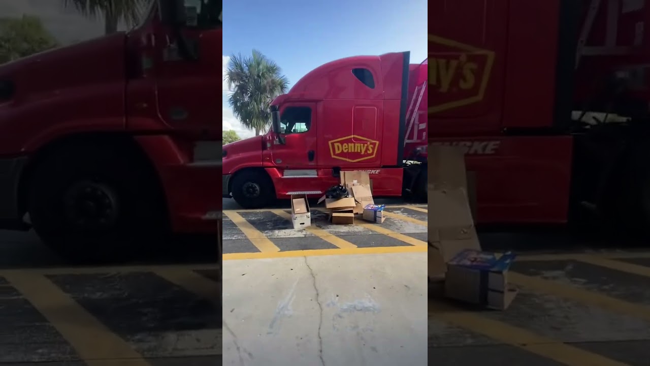 Denny’s mobile relief truck ￼