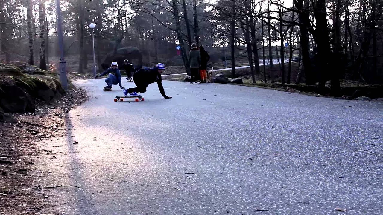 First longboard session of the year @ Ramberget.