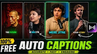 100% Free Auto Caption Tool for Viral Videos || How To Make Auto Caption