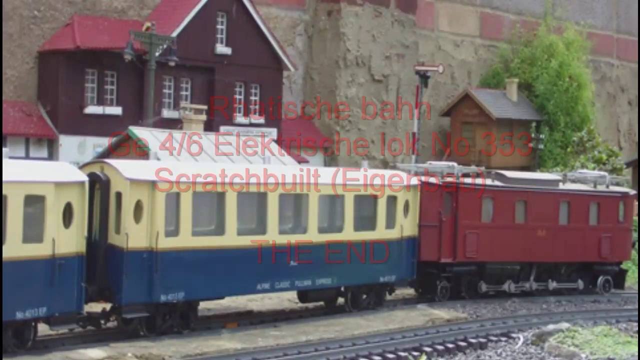 Scratchbuilt Rhb loco no 353