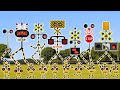 【線路アニメ】竜巻の威力はあまりにも強大だった!🚑🚂🚌 Fumikiri Railroad Crossings Meme Animation