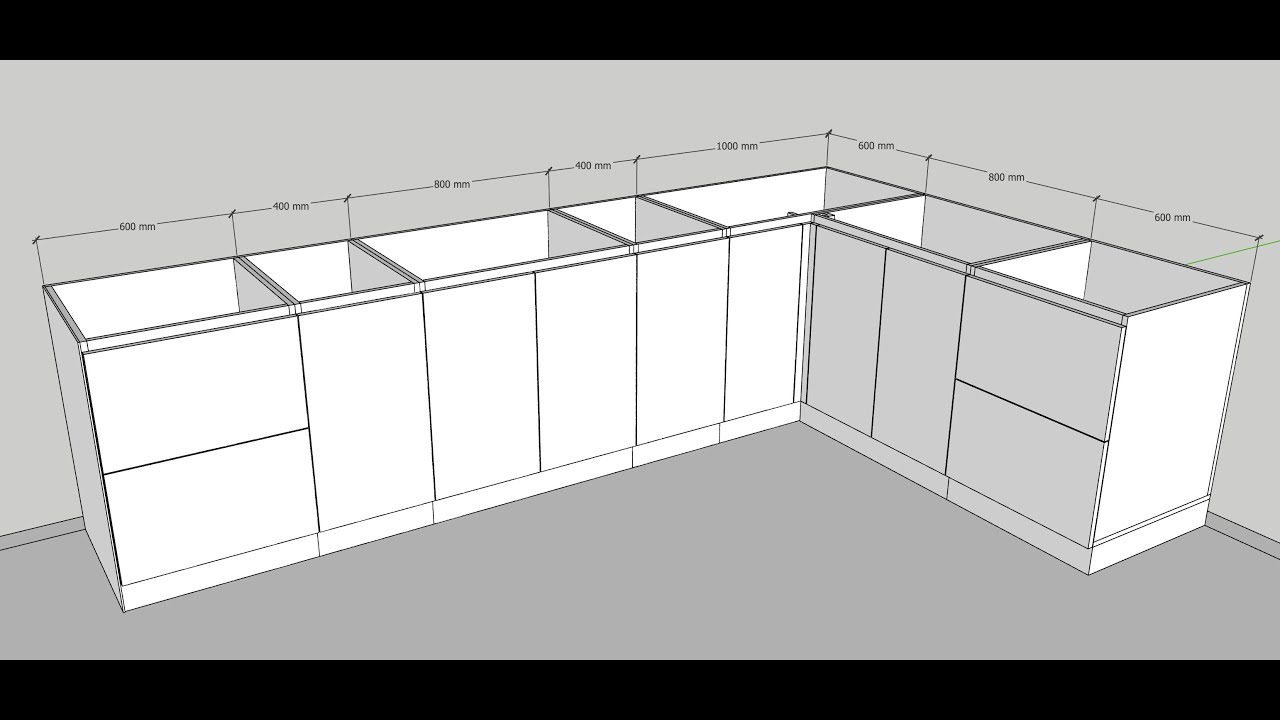 HD vẽ thùng tủ modul Inox tiêu chuẩn