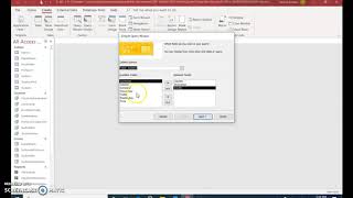 Access Module 1 Visual Workshop