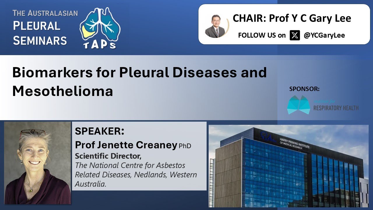 TAPS 2025 Ep 19- Biomarkers for Pleural Diseases and Mesothelioma