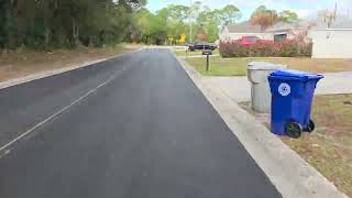 Vero Beach Highlands on wife's bike, mine tire is flat.