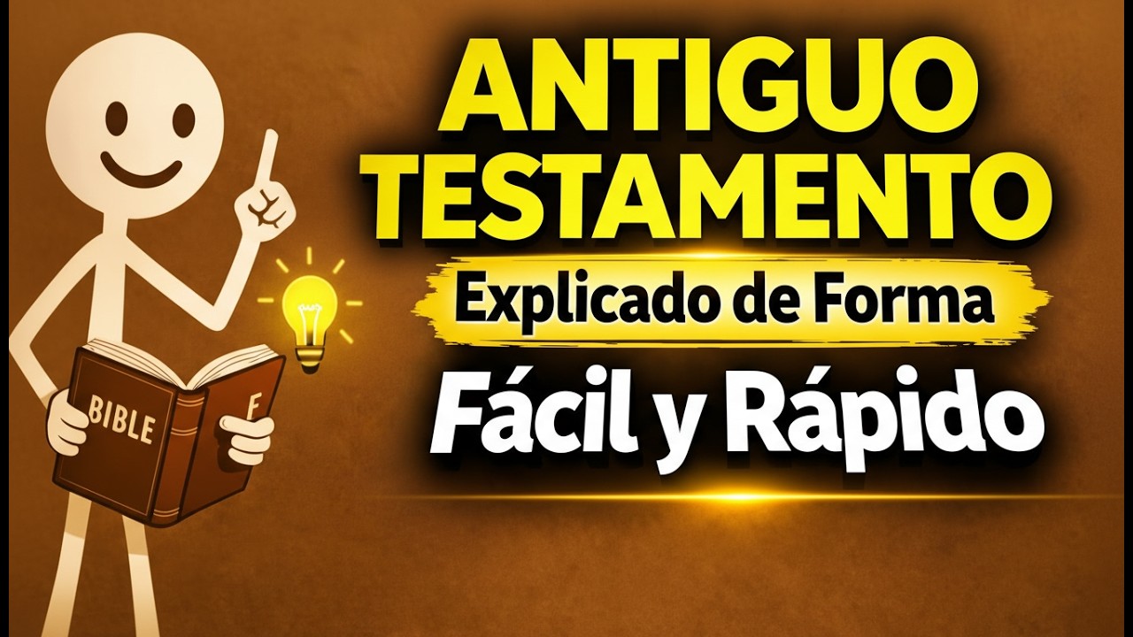 Todo El ANTIGUO TESTAMENTO Explicado de Forma Fácil y Rápido