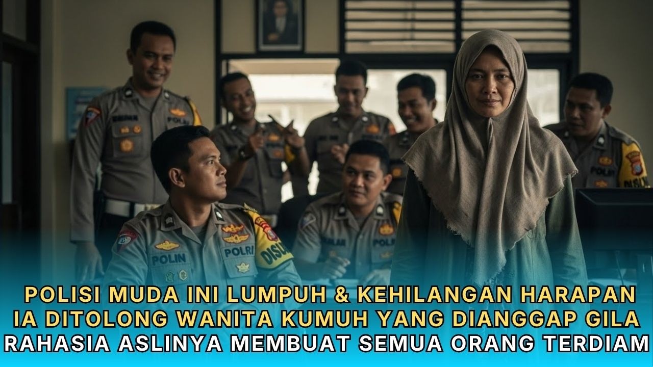 KISAH VIRAL! Polisi Muda Yang Kehilangan Harapan, Ditolong Wanita Kumuh yang Ternyata Mantan Dokter!