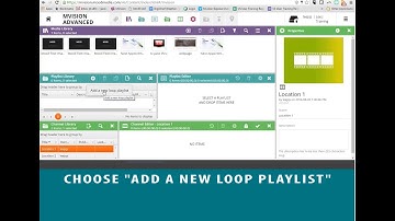 Harmony Visuals / MVision: How To Create Digital Signage Playlists