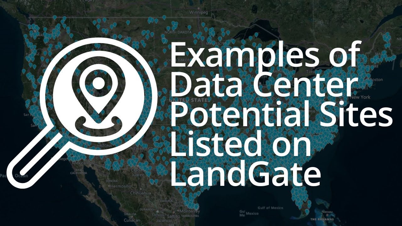 Examples of Data Center Potential Sites Listed on LandGate