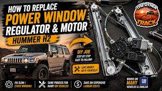 Player Profile How to Replace the Hummer H2 Power Window Regulator & Motor Assembly DIY Guide   SD 480p