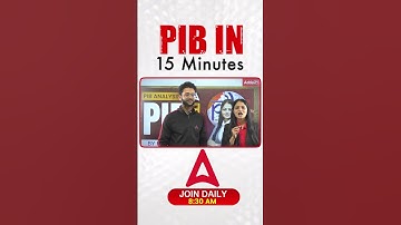 PIB in 15 Minute Daily Join 8:30 AM 🔥🔥  #currentaffairs #pib #pibanalysis #shorts
