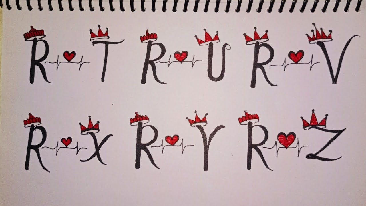 tattoo designs for RT/RU/RV/RX/RY/RZ latter's #tattooideas #couple # ...