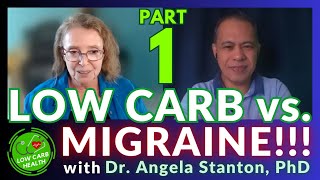 015A: BEAT MIGRAINE! GO LOW CARB! Part 1  Science of Migraines (Ft. DR. ANGELA STANTON, PhD)