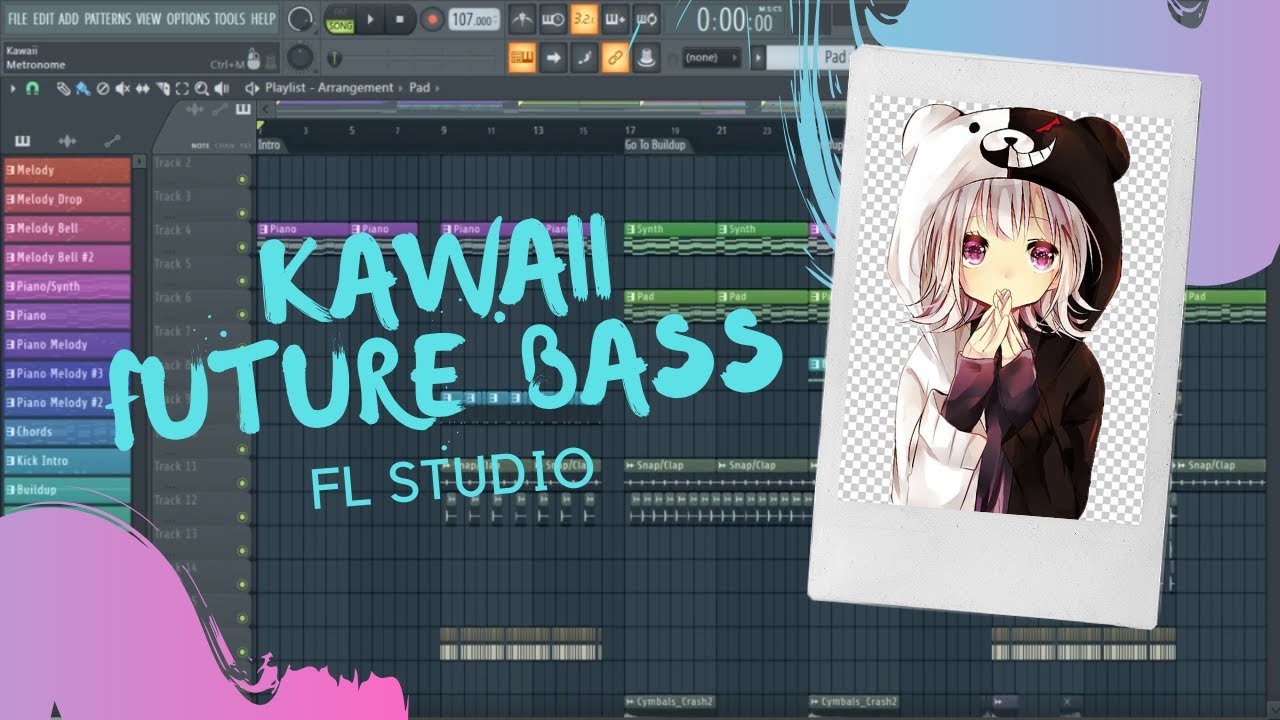 Kawaii Future Bass ( Free FLP FL Studio ) kawaii future bass flp