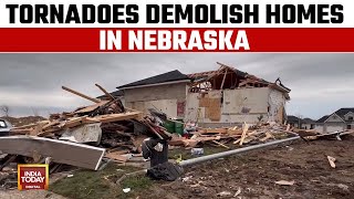 Residents Begin Going Through The Rubble After Tornadoes Hammer Parts Of Nebraska And Iowa