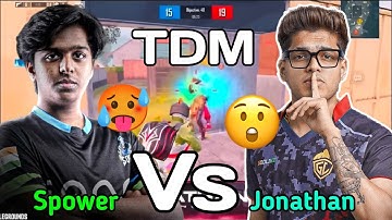 Jonathan Vs Soul Spower 1v1 Tdm Fight 🔥 || Jonathan Vs Spower Tdm 😱 || Godlike Vs Soul