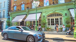 A London Summer Walk in Marylebone and Fitzrovia  Mews, Pubs & Restaurants | 4K