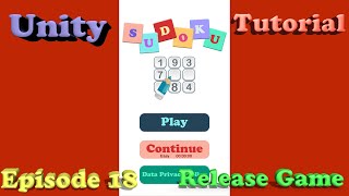 Sudoku Unity Tutorial - Episode 18