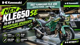 2027 Kawasaki KLE650 IS HERE! 70 HP NEW ADVENTURE BIKE!