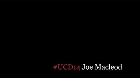 Joe Macleod - #UCD14