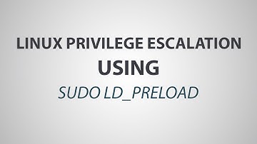 Linux Privilege Escalation Using SUDO LD_PRELOAD