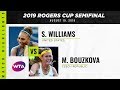 Serena Williams vs. Marie Bouzkova | 2019 Rogers Cup Semifinal | WTA Highlights