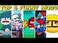 Top 5 Funny Mods in Friday Night Funkin&#39;