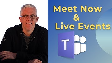 How to use Meet now and Live Events in Microsoft Teams