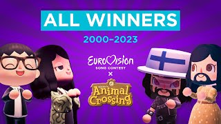 Eurovision Winners 2000-2023, but it’s Animal Crossing (and I sing)