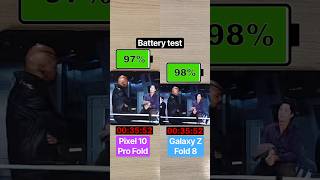 Google Pixel 10 Pro Fold vs Samsung Galaxy Z Fold 8 battery test!