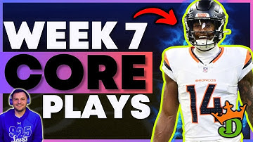 NFL DFS Week 7 Kernspellen voor DRAFTKINGs