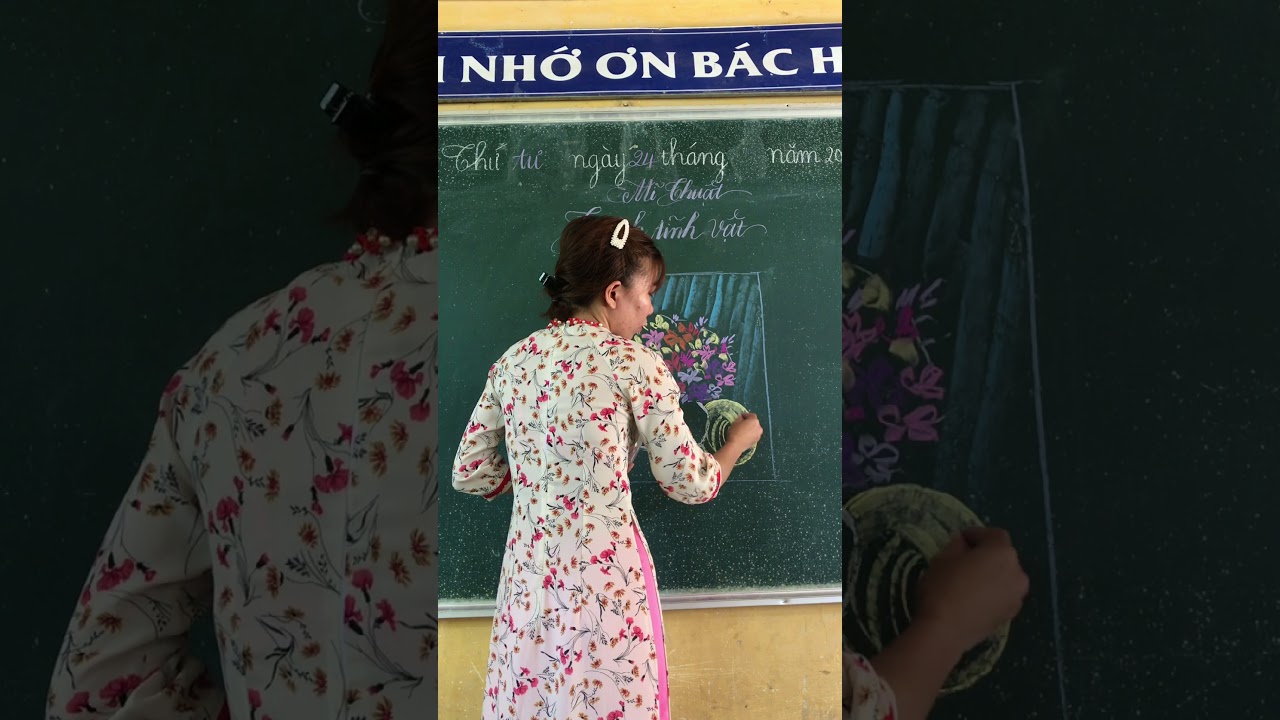Tranh tĩnh vật mĩ thuật lớp 4 - youtube