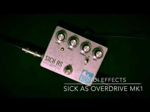 ギター sick as overdrive BONDI EFFECTS ( ボンダイエフェクト ) Sick As Overdrive 送料