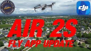 DJI Air 2S Fly App Update 1.4.3 and Firmware Update 02.04.1690 Flight Review