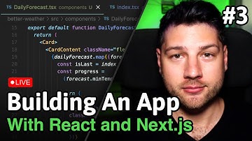 Building an app LIVE with React and Next.js #3
