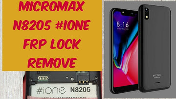 Micromax N8205, #I ONE FRP Remove One Click