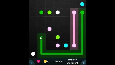 GREEN PACK LEVEL 84 - FLOW GAME ON FACEBOOK Connect the dots