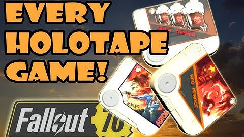 [Fallout 76] Every Holotape Game! (As of Nov 2024)