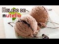 Helado de Nutella y Chocolate sin Maquina ni Huevos ni Gluten