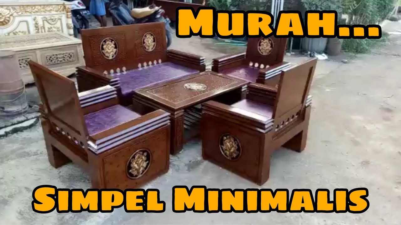  Kursi  Tamu  Jati Minimalis Murah 6282351317474 YouTube