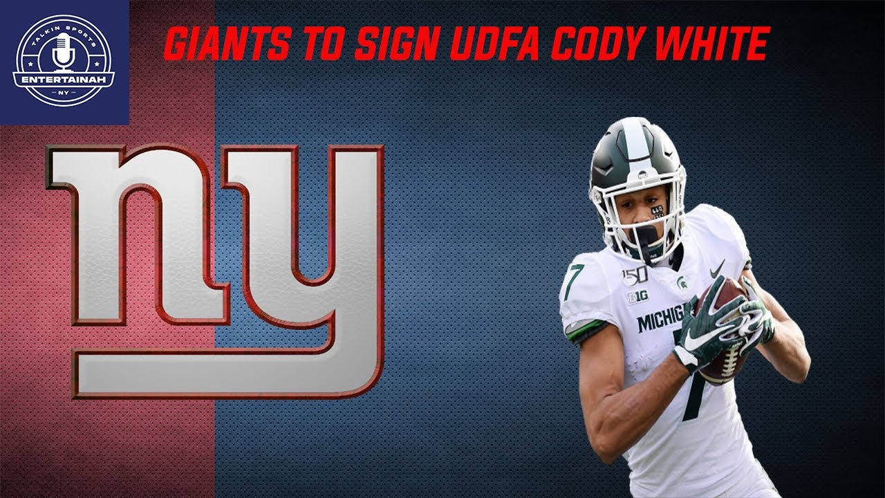 New York Giants Giants to sign UDFA WR Cody White from Michigan St
