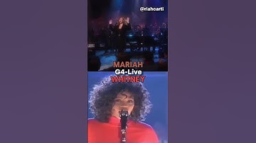 Thumbnail of Legends Hitting G4 😍😍 #mariahcarey #whitneyhouston #vocalbattle #live #music