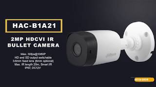 Dahua Cooper HAC-B1A21 2MP HDCVI IR Bullet Camera CCTV Baubau