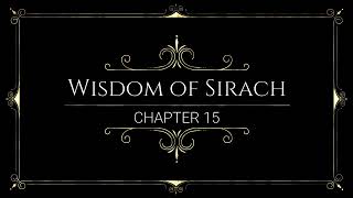 Wisdom of Sirach 15