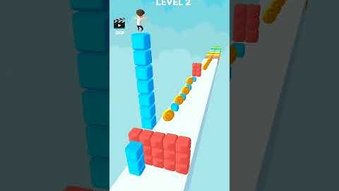 cube stacker surfer 3d #short #ytshort #youtubeshort