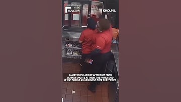 Family files lawsuit after Houston fast food worker shoots at them from drive-thru #shorts