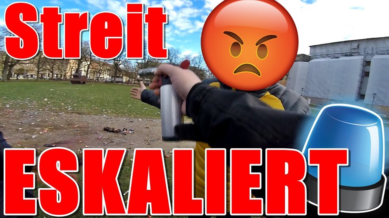 Streit ESKALIERT ! Polizei kommt 2x 😨 Silvester 2017 Vlog #1 | PyroExtrem